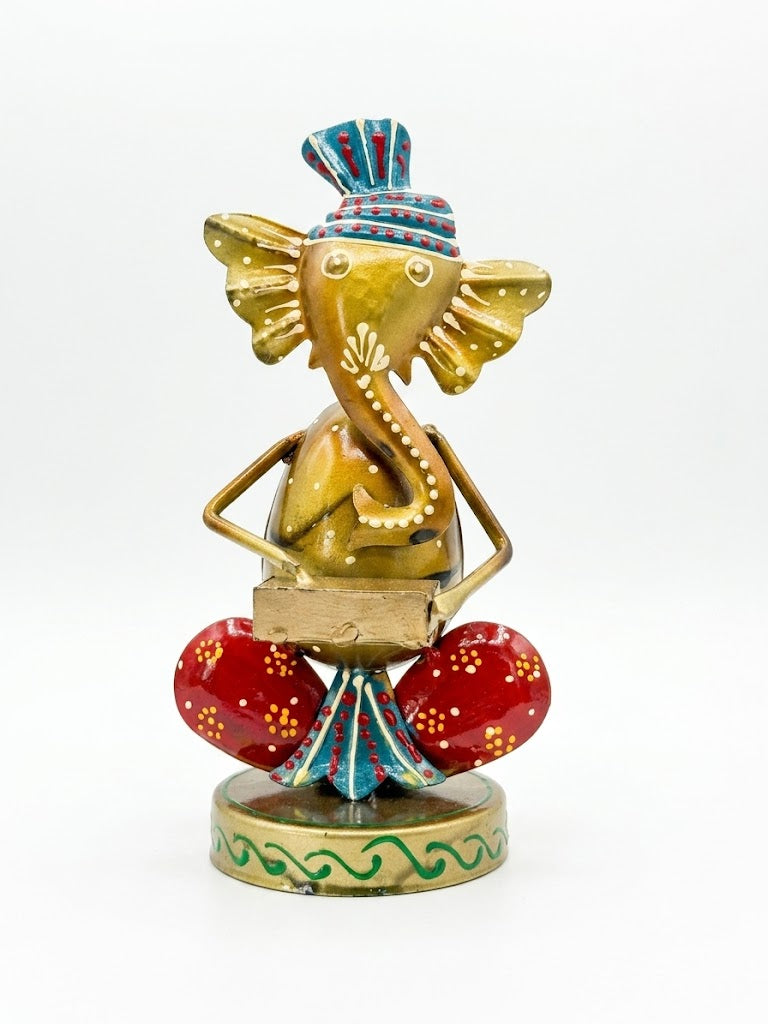 Traditional Rajasthani Artisan Lord Ganesha Musician Set of 3