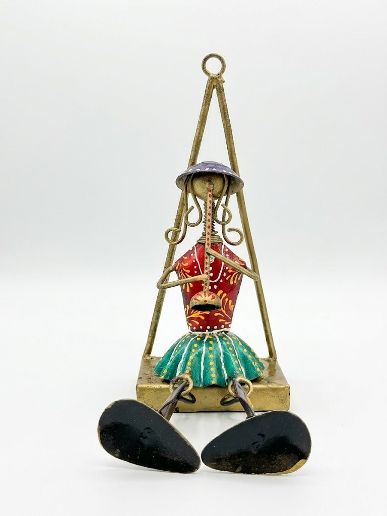 Handcrafted Rajasthani Hanging Metal Musicians - Set of 3