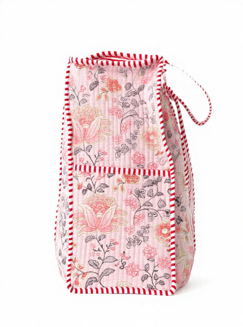 Handcrafted Cotton Quilted Tote Bag