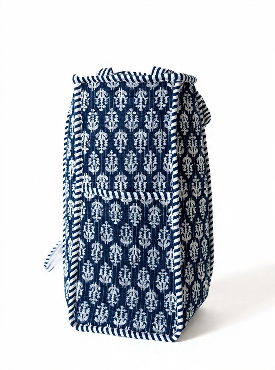 Handcrafted Cotton Quilted Tote Bag